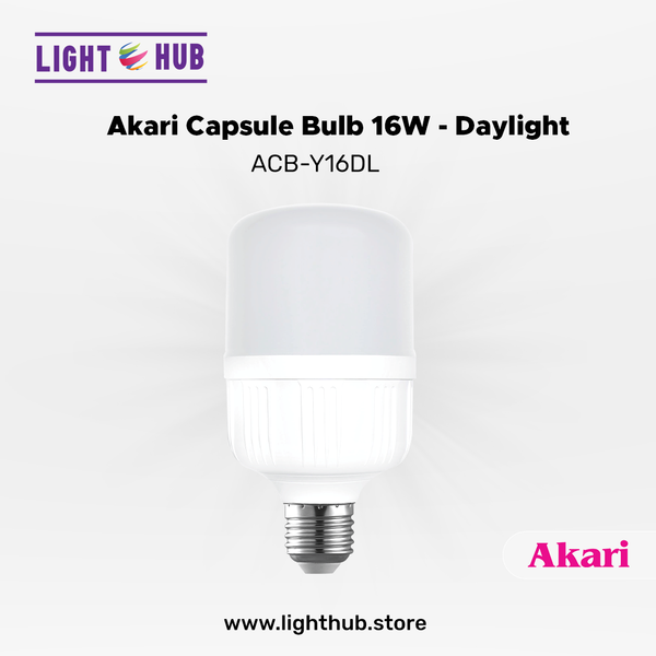 Akari Capsule Bulb 16W - Daylight (ACB-Y16DL)