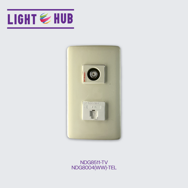 TOSHIBA: TV AND TEL OUTLET