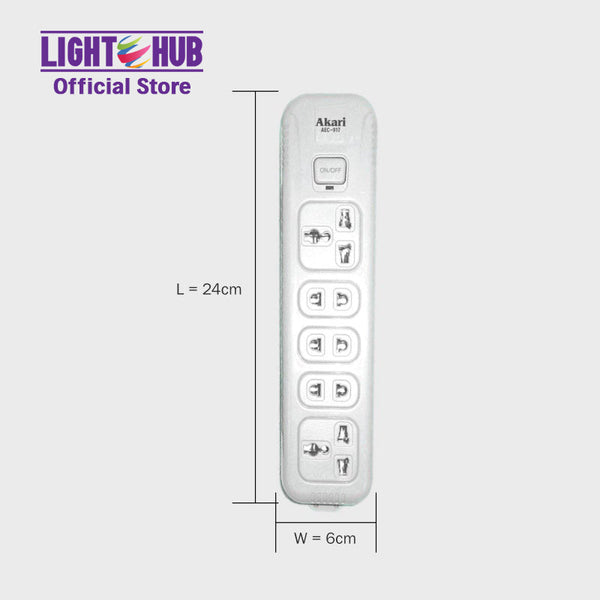 Akari 5 Gang Extension Cord (AEC-917)