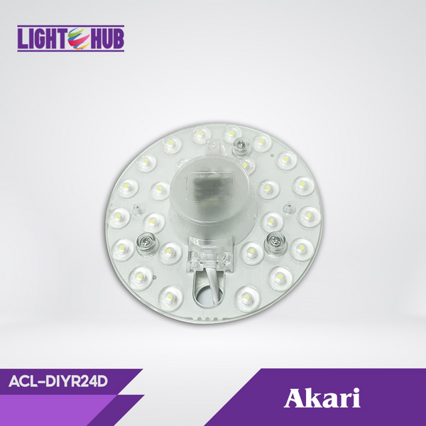 Akari DIY Lens Module Round Ceiling Lamp (ACL-DIYR24D)