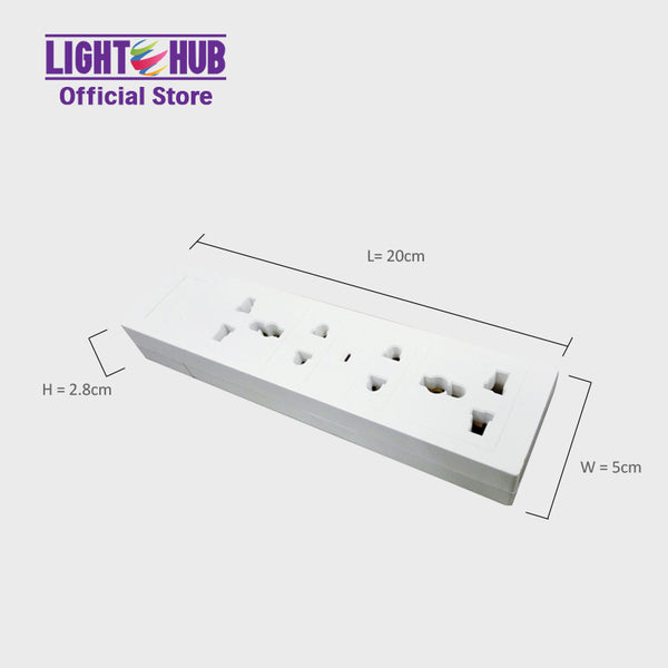 Akari 4 Gang Extension Cord (AEC-H2010)