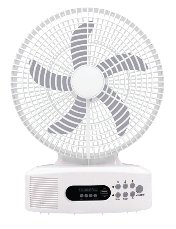Akari 12" Rechargeable Fan with LED (ARF-312)