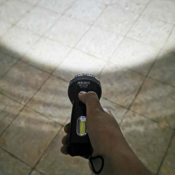 Akari 2-in-1 LED Battery Operated Flashlight with Sidelight (ARFL-K1708)