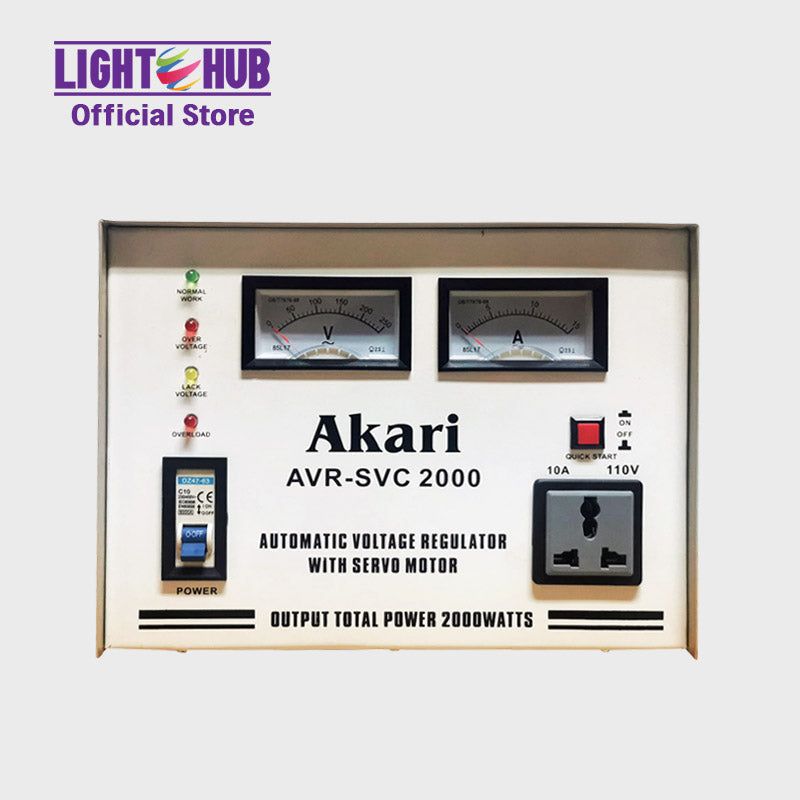 Akari Automatic Voltage Regulator - AVR 2000W (AVR-SVC 2000