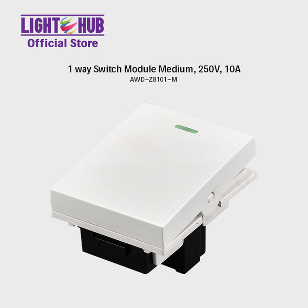 Akari 1 Way Switch Module Medium (AWD-Z8101-M)