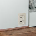 Akari 2 Gang Multi-Purpose Outlet White (AWD-Z8204)