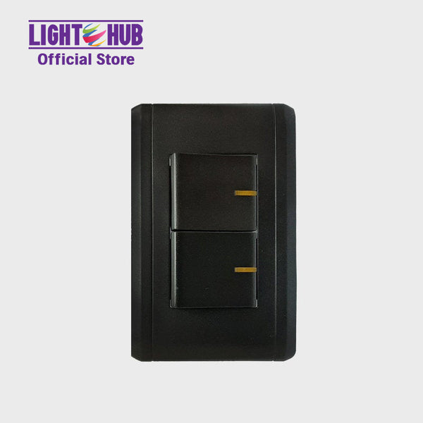 Akari 2 Gang 1 Way Switch (AWD2015V (B))