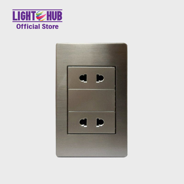 Akari 2 Gang Universal Socket (AWS-201)