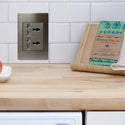 Akari Double Multipurpose Outlet Silver  (AWS-204)
