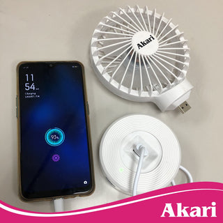 CLEARANCE SALE: Akari Rechargeable Mini Fan with Powerbank (APB-PB03)