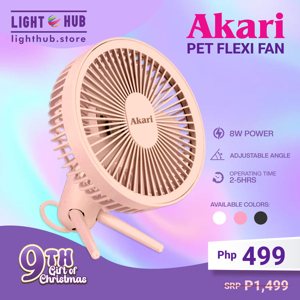 Akari Pet Flexifan with LED night light