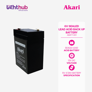 Akari Sealed Lead Acid Back up Battery 6V (ABATT-001)