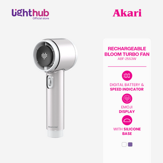 AkariXBini: Akari Rechargeable Bloom Turbo Fan (ABF-2553)