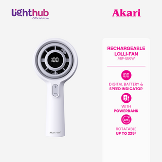 Akari X Bini: Akari Rechargeable LOLLI-FAN with Powerbank