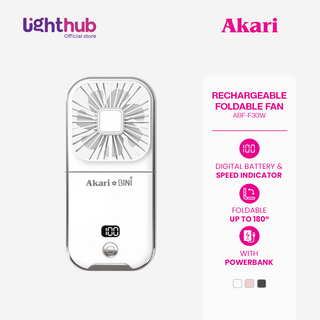 AkarixBini : Akari Rechargeable Foldable Fan (ABF-F30W)