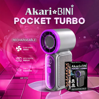 AkarixBini : Rechargeable Pocket Turbo Black/ Purple (ABF-PTP2)