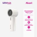 Akari X Bini : Akari Rechargeable Mighty Fan(ABF-S001W) White