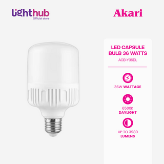 Akari Capsule Bulb 36W - Daylight (ACB-Y36DL)