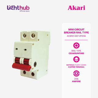 Akari Mini Circuit Breaker Rail Type 20A- ACBR2-GEP-2P20A