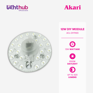 Akari DIY Lens Module Round Ceiling Lamp (ACL-DIYR12D)