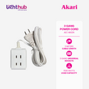 Akari 3 Gang Extension Cord - 3 Meters (AEC-8802N)