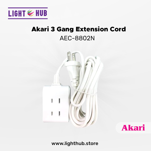 Akari 3 Gang Extension Cord (AEC-8802N)