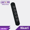 Akari 5 Gang Extension Cord with Surge Protection and Overload protection with Individual Switch (AEC-F807)