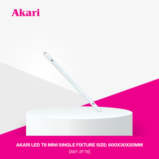 CLEARANCE SALE: Akari LED T8 Mini Single Fixture – 2FT (600mm) (AEF-2FT8)