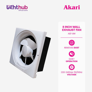Akari 8" Exhaust Fan (AEF-8W)