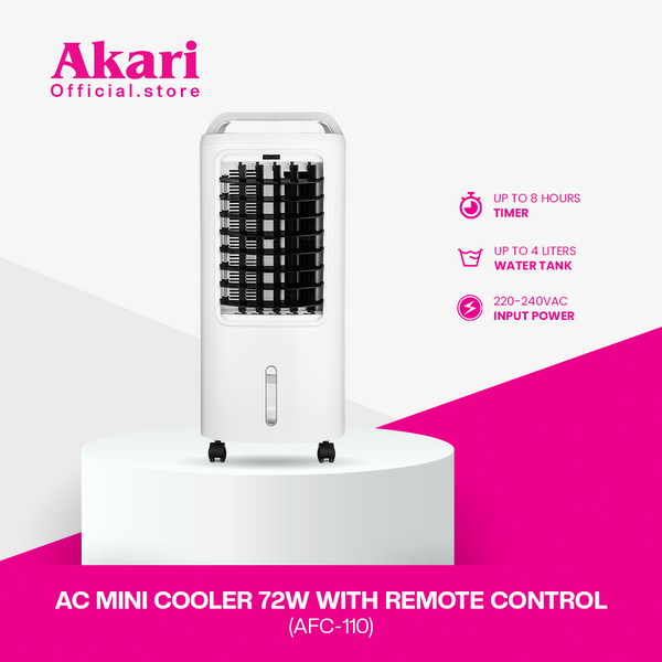 Akari AC Mini Cooler 72W with Remote Control (AFC-110 )