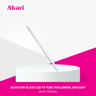 CLEARANCE SALE: Akari 18W Glass LED T8 Tube, 1750 Lumens, Daylight (ALED-T8G16DL)