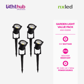 Nxled Garden Light Value Pack 6W- 4 pieces per set (ANX-4GS6W)
