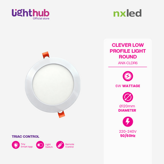 Nxled Clever Low Profile Light - Round 6W (ANX-CLDR6)