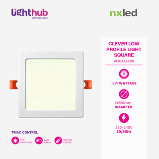 Nxled Clever Low Profile Light - Square 18W (ANX-CLDS18)
