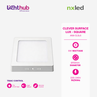 Nxled Clever Surface Lux - Square 6W (ANX-CLSL6)