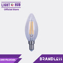 CLEARANCE SALE: 6 FOR P100 Nxled LED Filament Candle Bulb 4W - Day Light (ANX-FIL27C4DL)