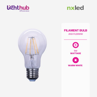 CLEARANCE SALE: NxLed Filament Bulb - Warm White 9W (ANX-FILB9WW)
