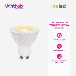 Nxled LED Bulb 5W MR16 (GU10) Warm White - ANX-GU105W