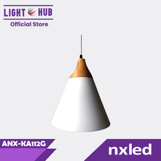 Nxled Chandelier Gray Wooden Cone (ANX-KA112G)