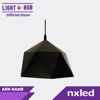 Nxled Chandelier Black/Gold Metal Dome (ANX-KA31B)