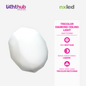 Nxled Tricolor Diamond Ceiling 18W (ANX-TCD18W)
