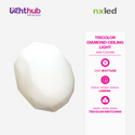 Nxled Tricolor Diamond Ceiling 24W