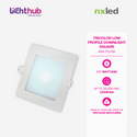 Nxled Tricolor Low Profile Downlight Square 6W (ANX-TCLPS6)