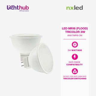 Nxled LED MR16 - Tricolor 3W (ANX-TMR16-3W)