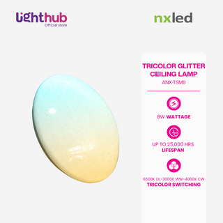 Nxled Tricolor Glitter Ceiling Lamp 8W (ANX-TSM8W)