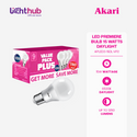 Akari Led Premiere Bulb 15 Watts Value Pack - Daylight (APLED3-15DL-VP2)