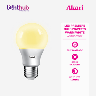 Akari Premiere LED Bulb 20W - Warm White (APLED3-20WW)