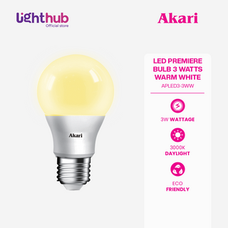 Akari Premiere Led 3W Bulb - Warm White  (APLED3-3WW)