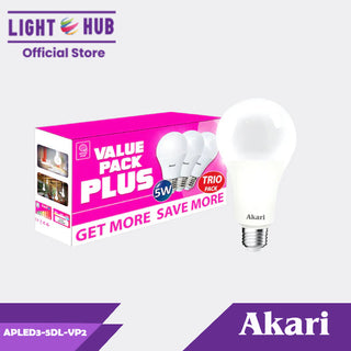 Akari B1G1: LED Premiere Bulb 5Watts Value Pack - Daylight + FREE APLED3-5DL