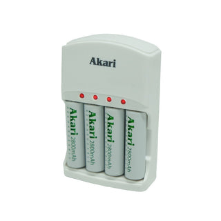 Akari Automatic Battery Charger with FREE 4x2800 mah battery (ARBC-804)